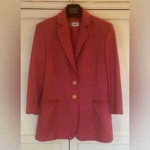 SAKS FIFTH AVENUE Cashmere Pink Blazer - Women’s Size 42 / 12